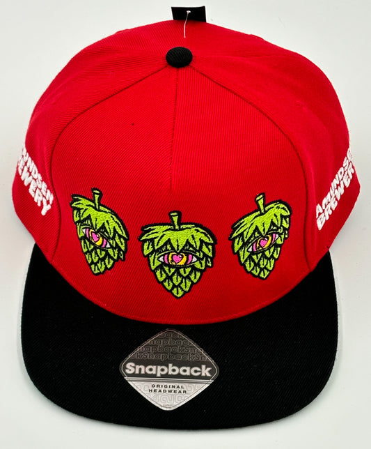 Amundsen Red Cap -  Embroidered Hops