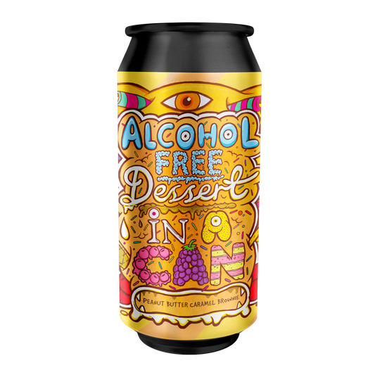 Dessert In A Can - Peanut Butter Caramel Brownie 0.5% Alcohol Free Pastry Stout